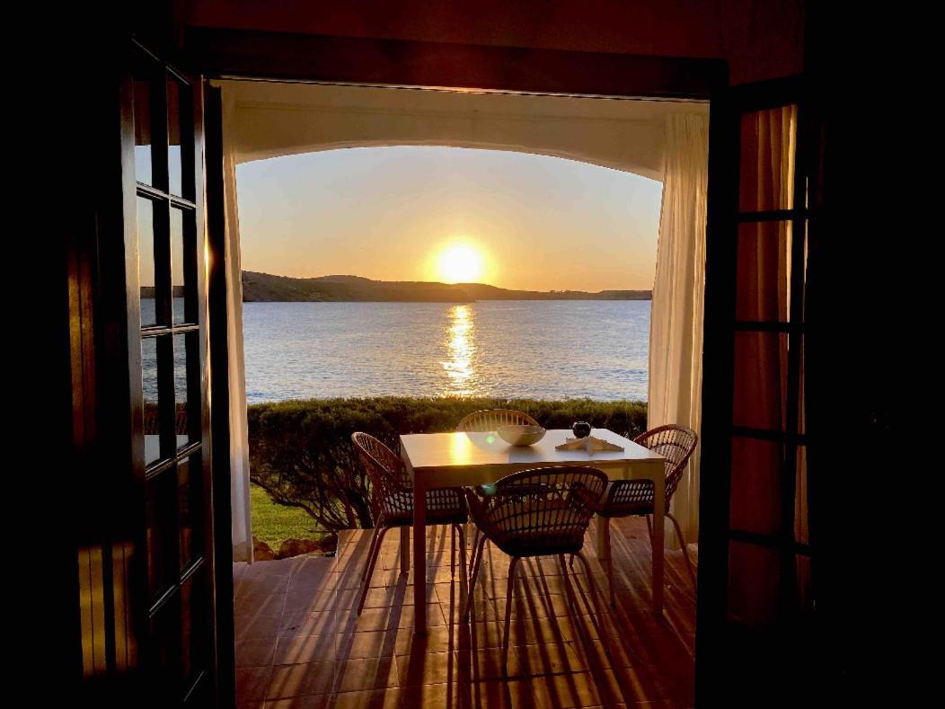 Апартаменти Miravent Terraza Y Jardin Frente Al Mar Menorca Форнельс Екстер'єр фото