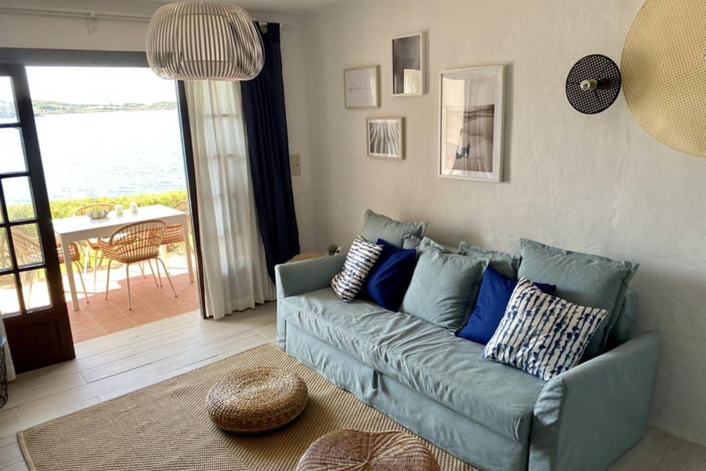 Апартаменти Miravent Terraza Y Jardin Frente Al Mar Menorca Форнельс Екстер'єр фото